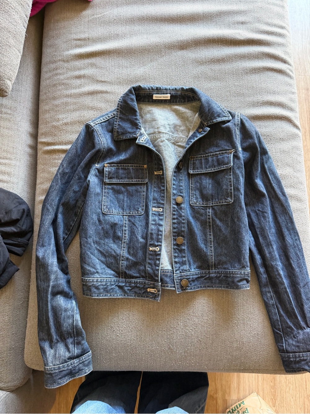 Tomas Maier Dark Blue Denim Jacket
